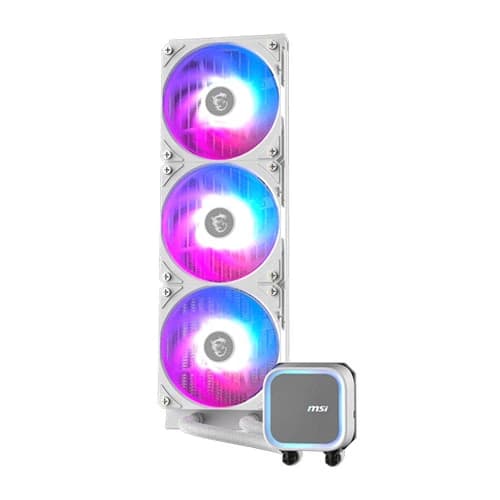 MSI MAG CORELIQUID A13 360 ARGB CPU Liquid Cooler (White)
